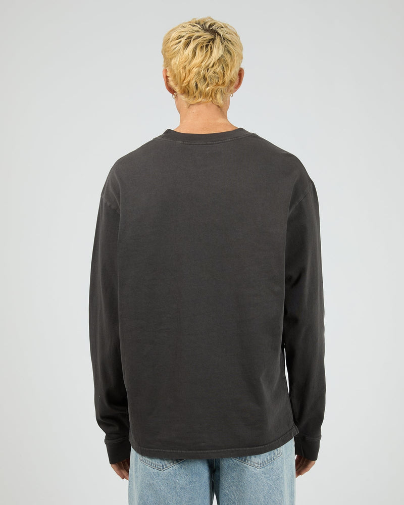 Load image into Gallery viewer, Silent Theory Heavyweight Long Sleeve Tee - Coal
