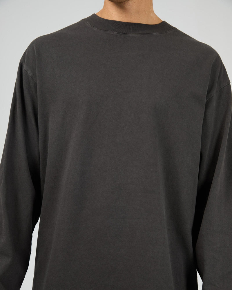 Load image into Gallery viewer, Silent Theory Heavyweight Long Sleeve Tee - Coal
