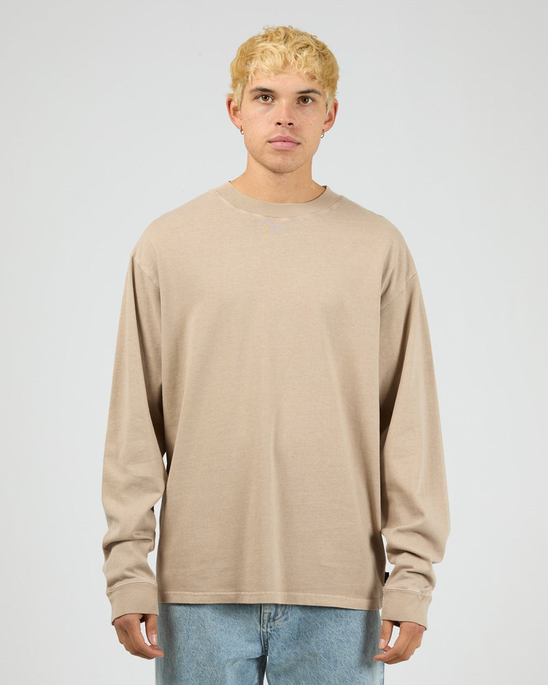 Load image into Gallery viewer, Silent Theory Heavyweight Long Sleeve Tee - Tan
