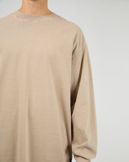 Silent Theory Heavyweight Long Sleeve Tee - Tan
