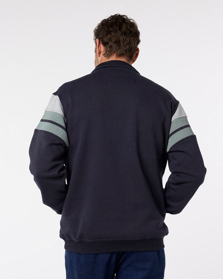 Load image into Gallery viewer, Breakaway Mens Henrich Snowy Mt Fleece 1/2 Zip Sweat
