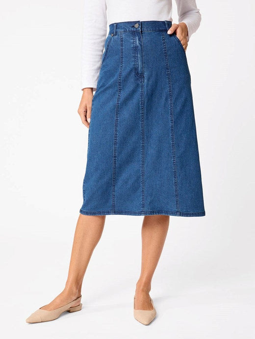 Black Pepper Womens Heritage Denim Skirt