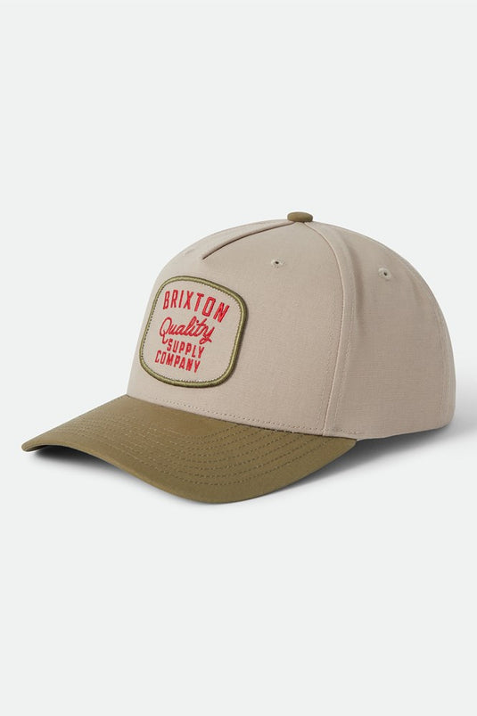 Brixton Hubal Snapback - Khaki/Dark Olive