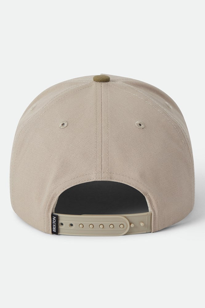 Load image into Gallery viewer, Brixton Hubal Snapback - Khaki/Dark Olive
