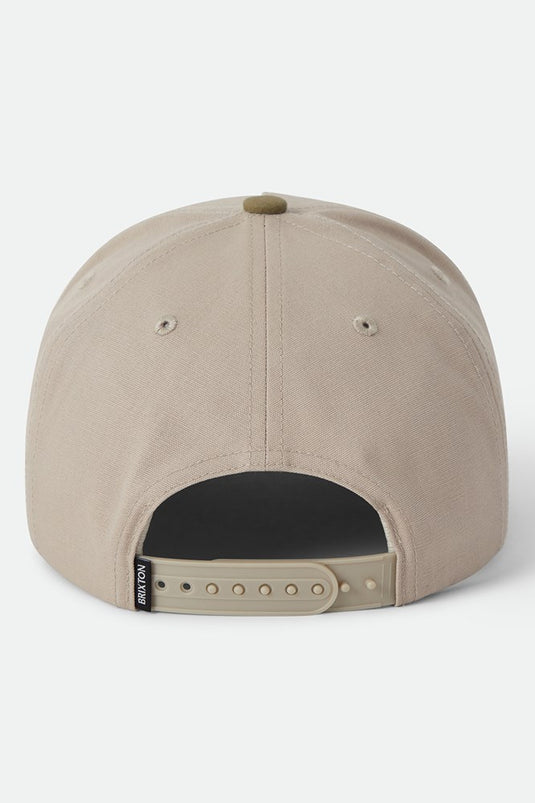 Brixton Hubal Snapback - Khaki/Dark Olive