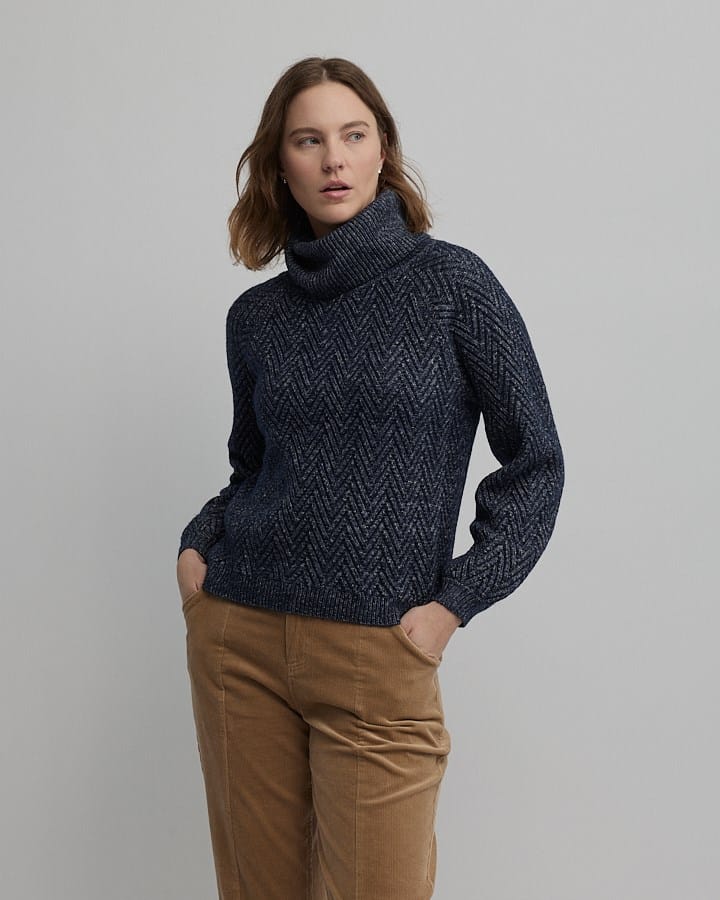 Load image into Gallery viewer, Yarra Trail Womens Hudson Knit - Navy
