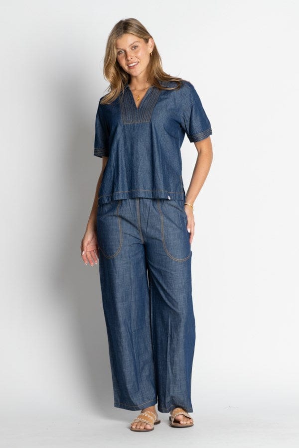 Load image into Gallery viewer, Ibisa Womens Alabama Top - Dark
