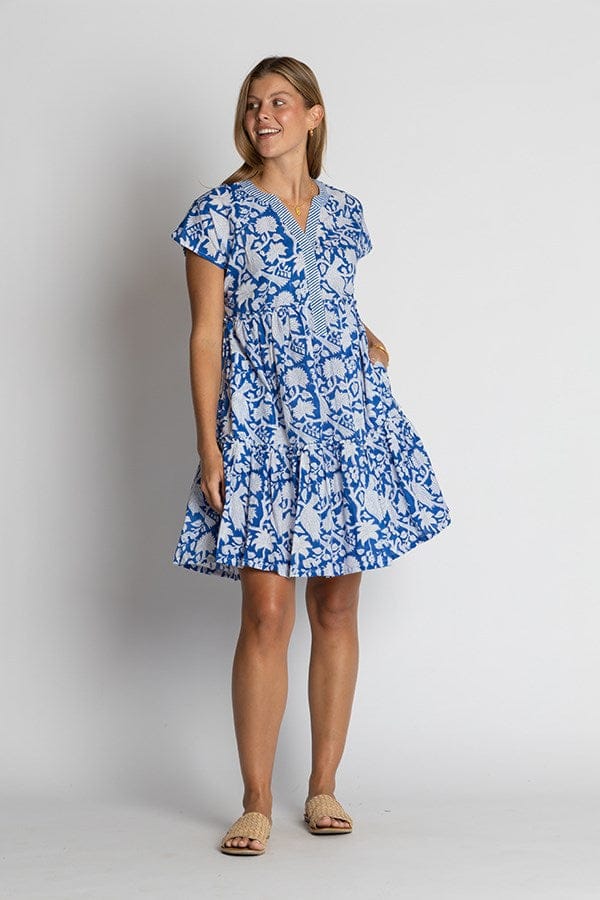 Load image into Gallery viewer, Ibisa Womens Carolina Dress - Ocean
