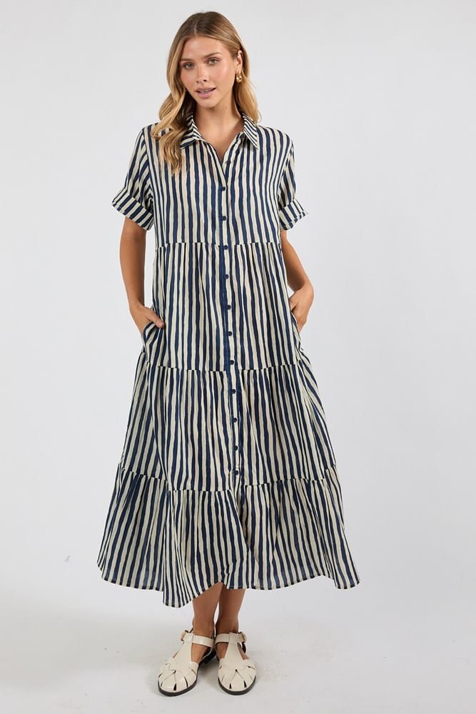 Load image into Gallery viewer, Ibisa Womens Dixie Midi Dress

