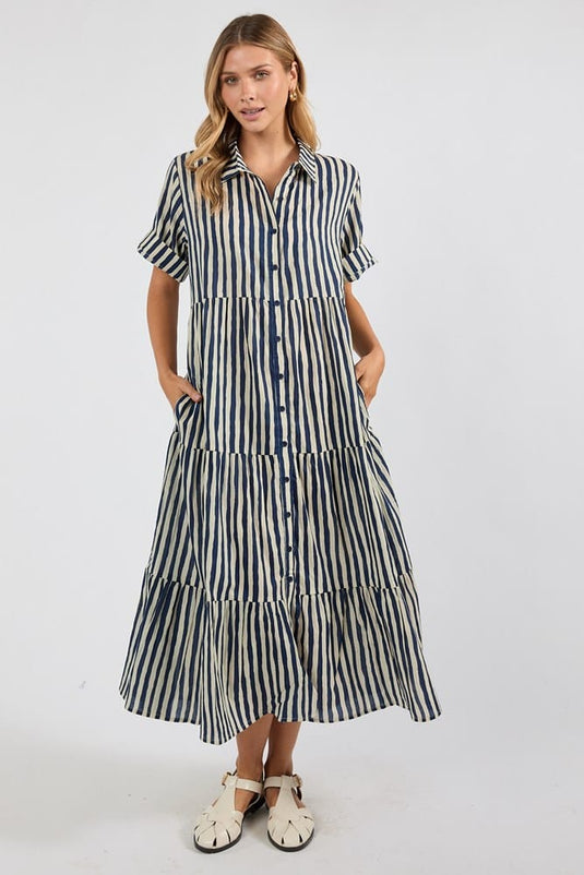 Ibisa Womens Dixie Midi Dress
