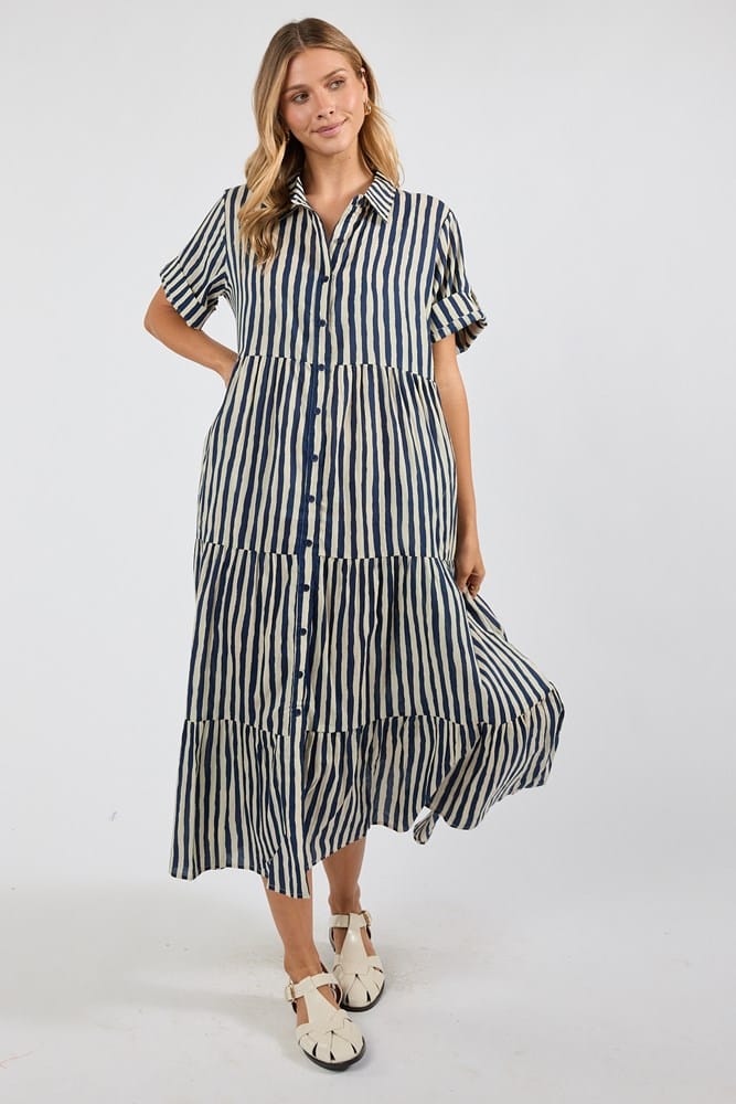 Load image into Gallery viewer, Ibisa Womens Dixie Midi Dress
