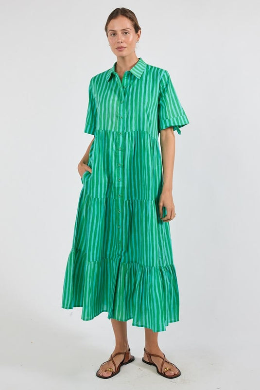Ibisa Womens Dixie Midi Dress
