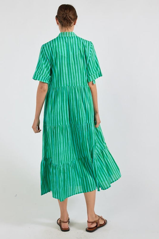 Ibisa Womens Dixie Midi Dress