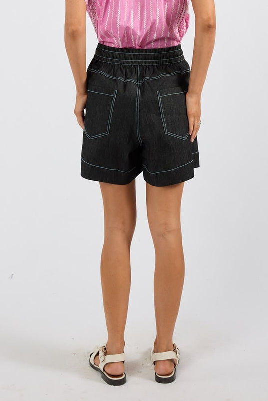 Ibisa Womens El Paso Short - Black
