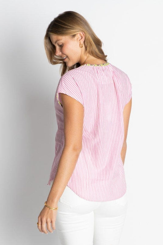 Ibisa Womens Mississippi Top - Melon