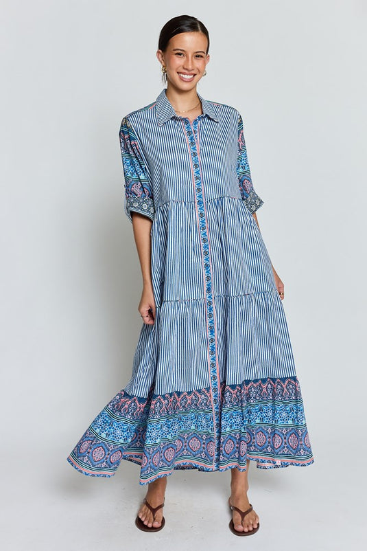 Ibisa Womens Oxana Midi Dress