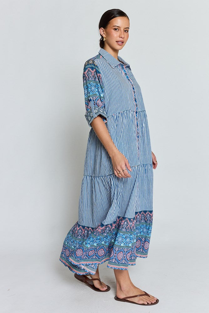 Load image into Gallery viewer, Ibisa Womens Oxana Midi Dress
