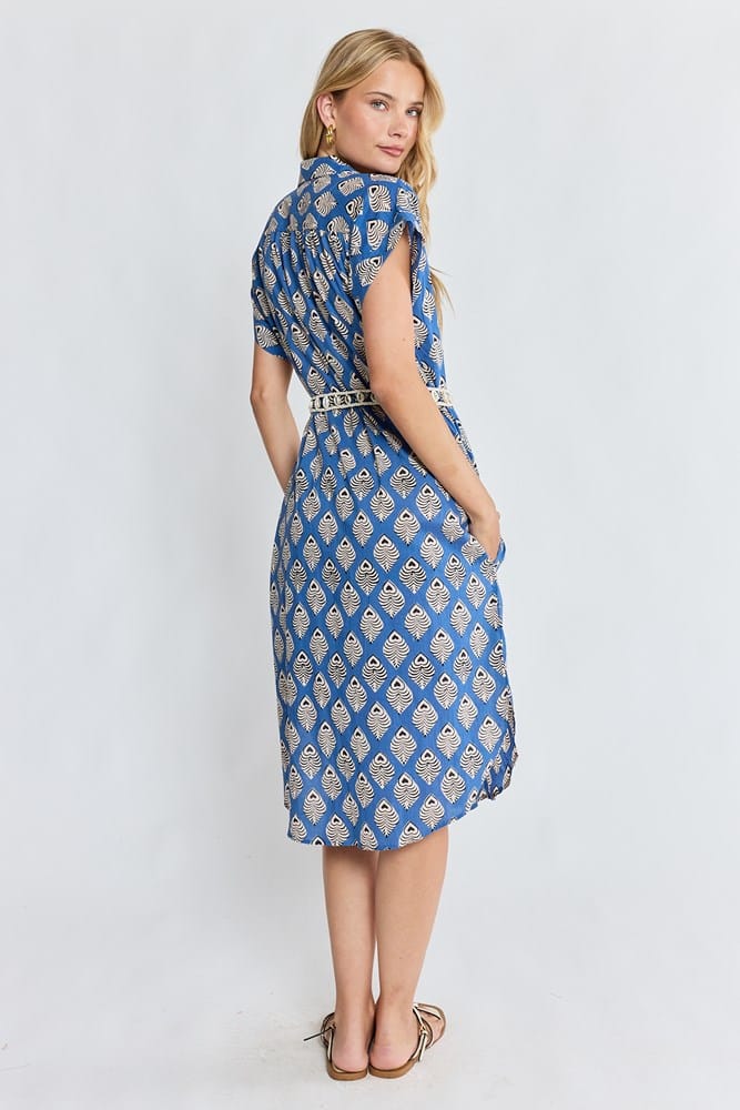 Load image into Gallery viewer, Ibisa Womens Reno Shirtmaker Dress
