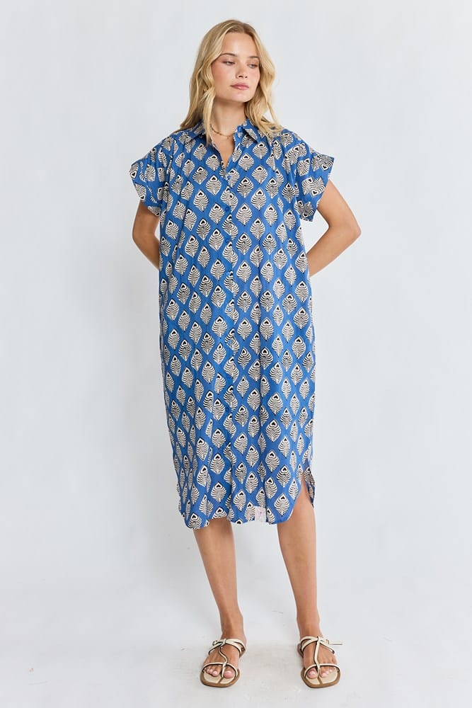 Load image into Gallery viewer, Ibisa Womens Reno Shirtmaker Dress
