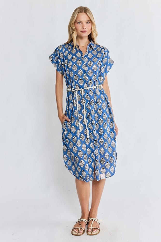 Load image into Gallery viewer, Ibisa Womens Reno Shirtmaker Dress
