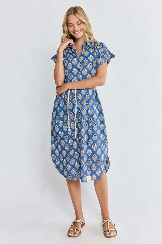 Ibisa Womens Reno Shirtmaker Dress