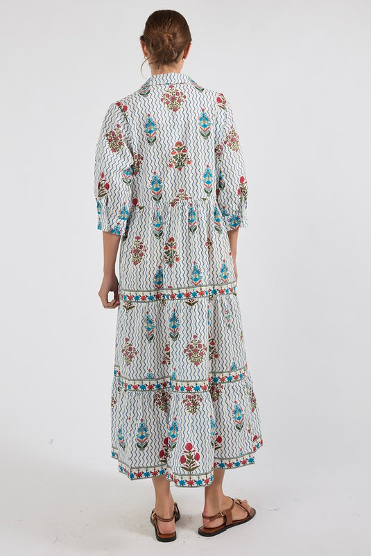 Ibisa Womens Tate Midi Dress