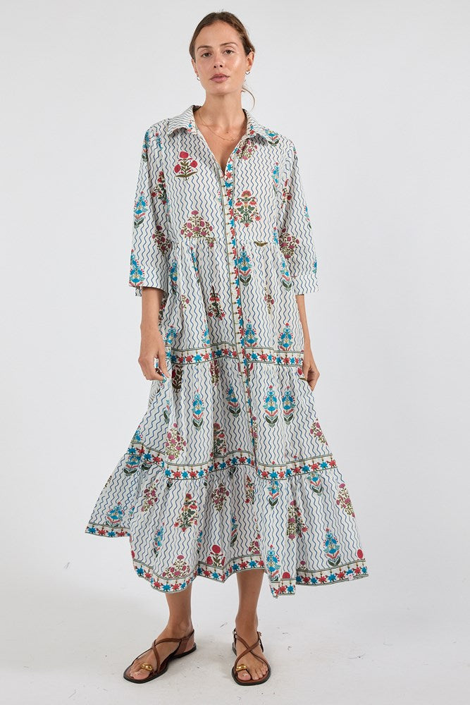 Load image into Gallery viewer, Ibisa Womens Tate Midi Dress
