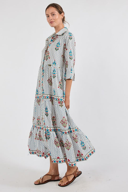 Ibisa Womens Tate Midi Dress