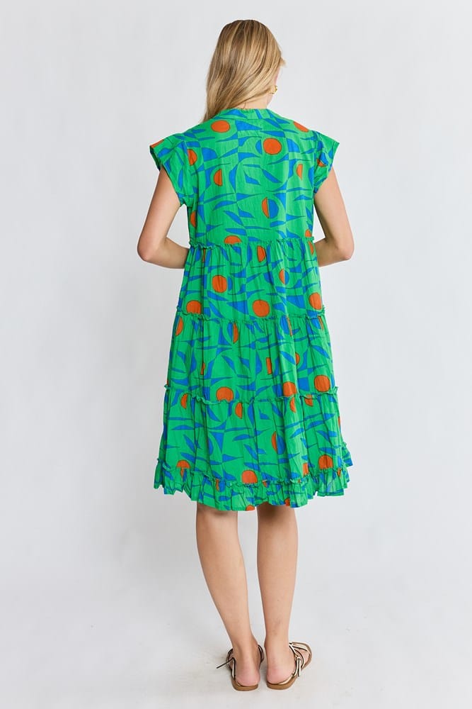 Load image into Gallery viewer, Ibisa Womens Wylie Tiered Dress
