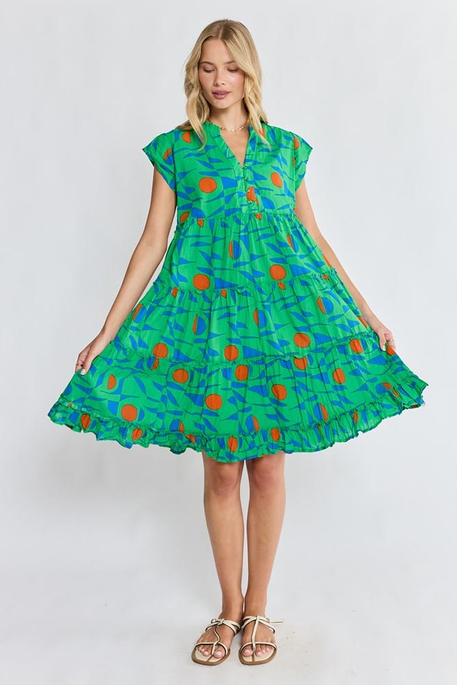 Load image into Gallery viewer, Ibisa Womens Wylie Tiered Dress
