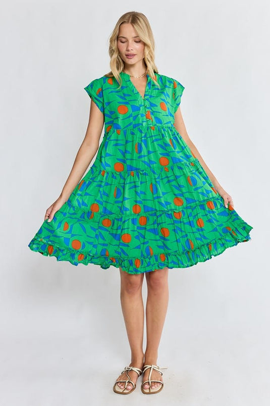Ibisa Womens Wylie Tiered Dress