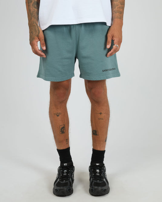 St Goliath Mens ID Fleece Short - Ocean