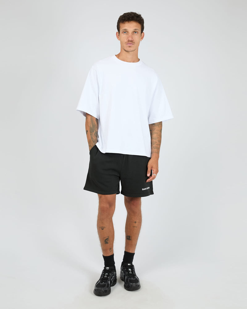 Load image into Gallery viewer, St Goliath Mens ID Fleece Short - Washed Black
