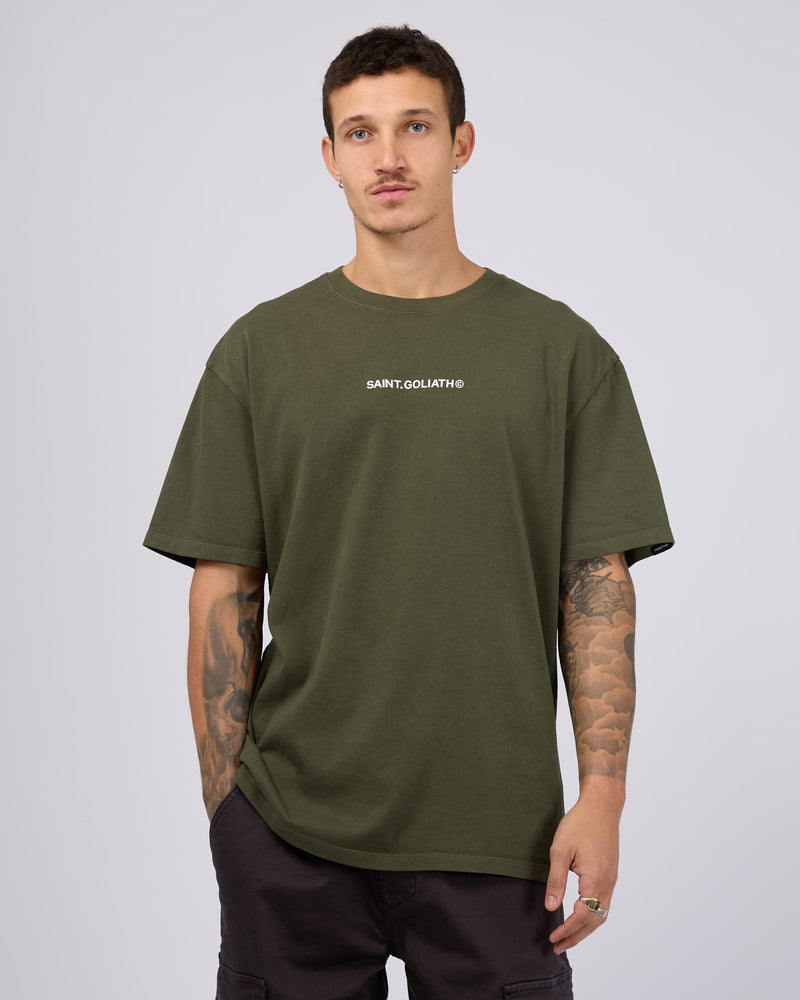Load image into Gallery viewer, St Goliath Mens Id Tee - Khaki
