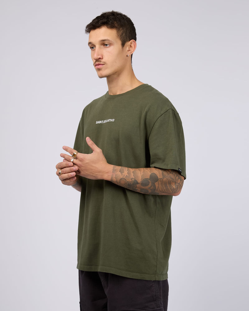 Load image into Gallery viewer, St Goliath Mens Id Tee - Khaki
