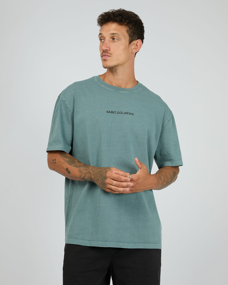 Load image into Gallery viewer, St Goliath Mens Id Tee - Ocean Green
