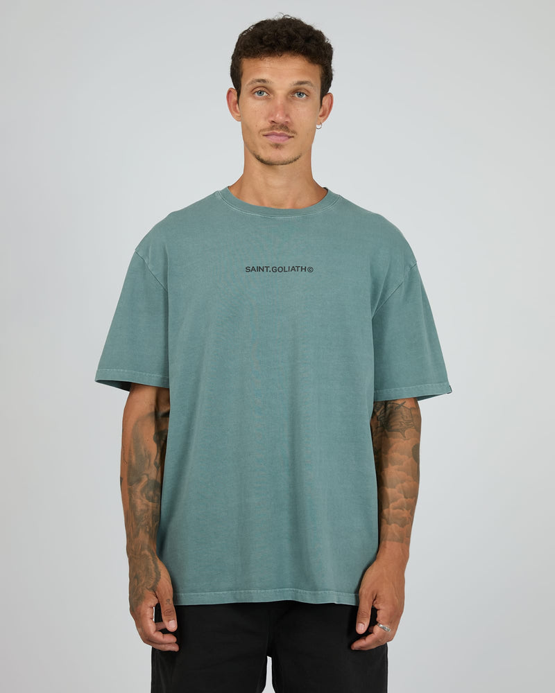 Load image into Gallery viewer, St Goliath Mens Id Tee - Ocean Green
