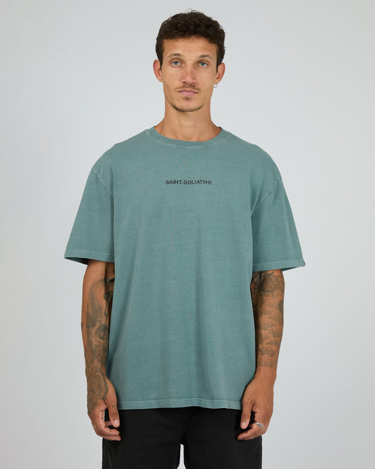 St Goliath Mens Id Tee - Ocean Green