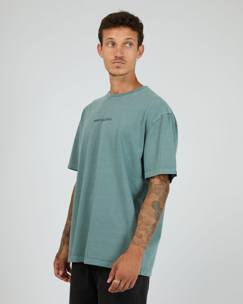 Load image into Gallery viewer, St Goliath Mens Id Tee - Ocean Green
