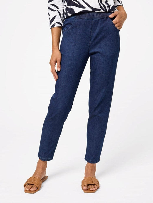Black Pepper Womens Intense Denim Short Length Jean