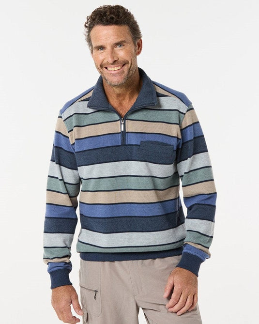 Breakaway Mens Kanyon French Rib 1/2 Zip Sweat