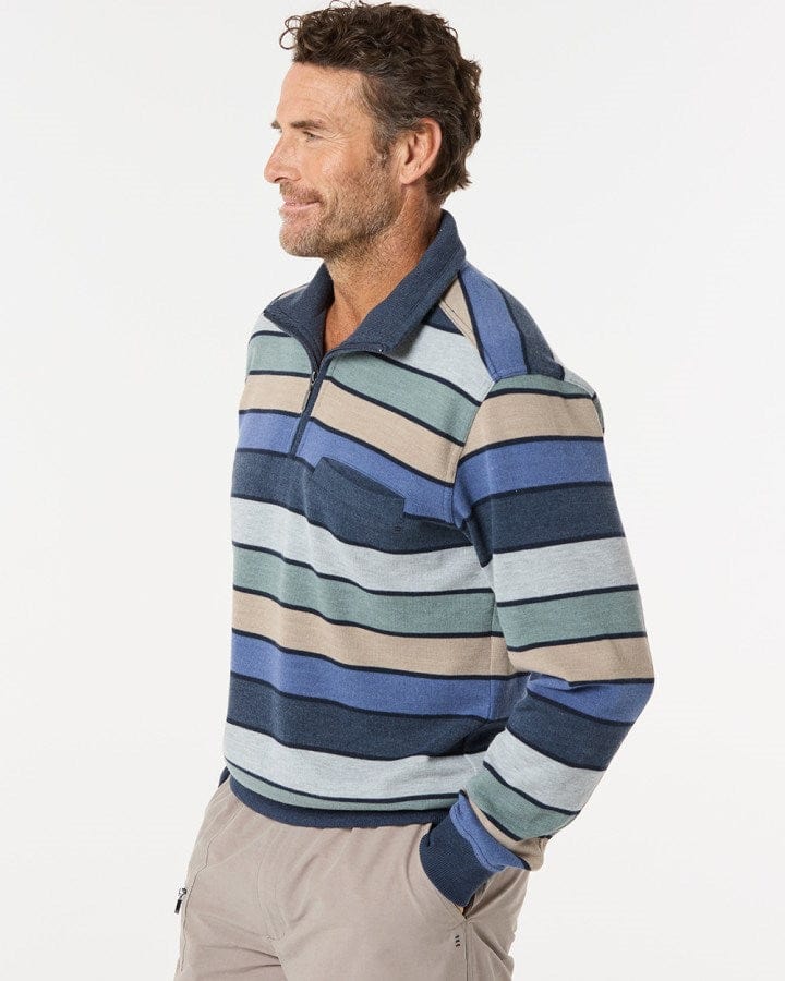 Load image into Gallery viewer, Breakaway Mens Kanyon French Rib 1/2 Zip Sweat
