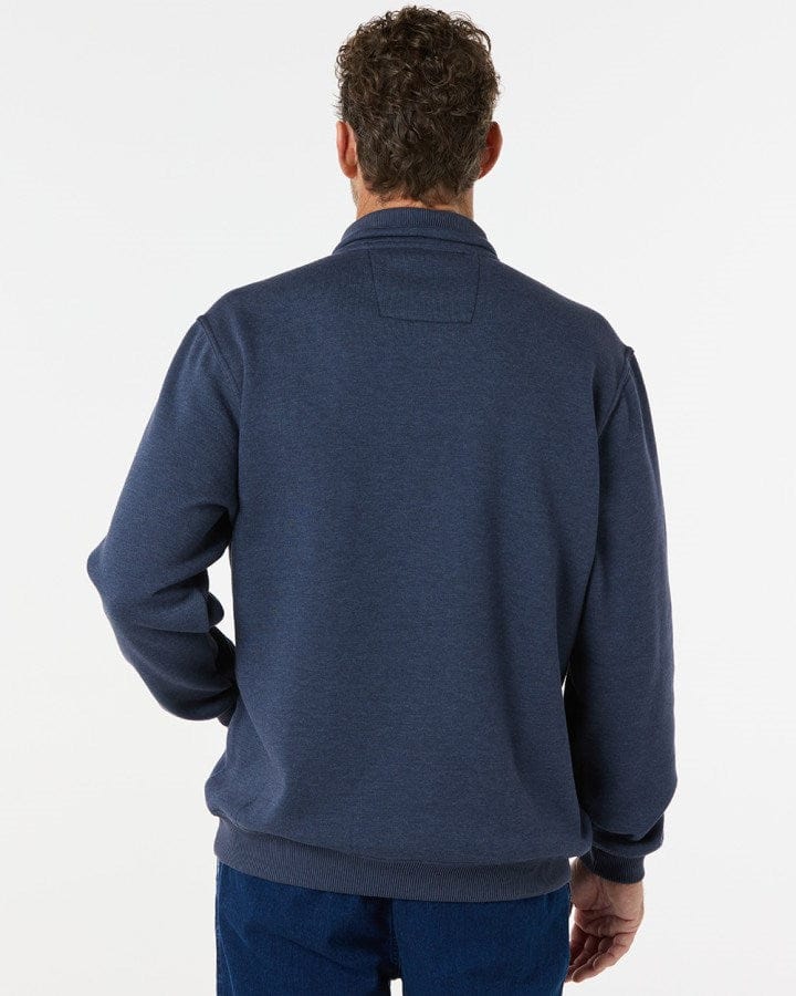 Load image into Gallery viewer, Breakaway Mens Karl Snowy Mt Fleece 1/2 Zip Sweat
