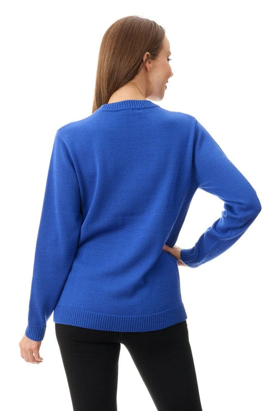 Slade Womens Cable Front Jumper