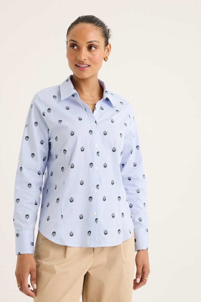 Load image into Gallery viewer, Yarra Trail Womens Lapis Shirt
