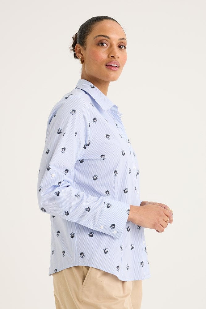 Load image into Gallery viewer, Yarra Trail Womens Lapis Shirt
