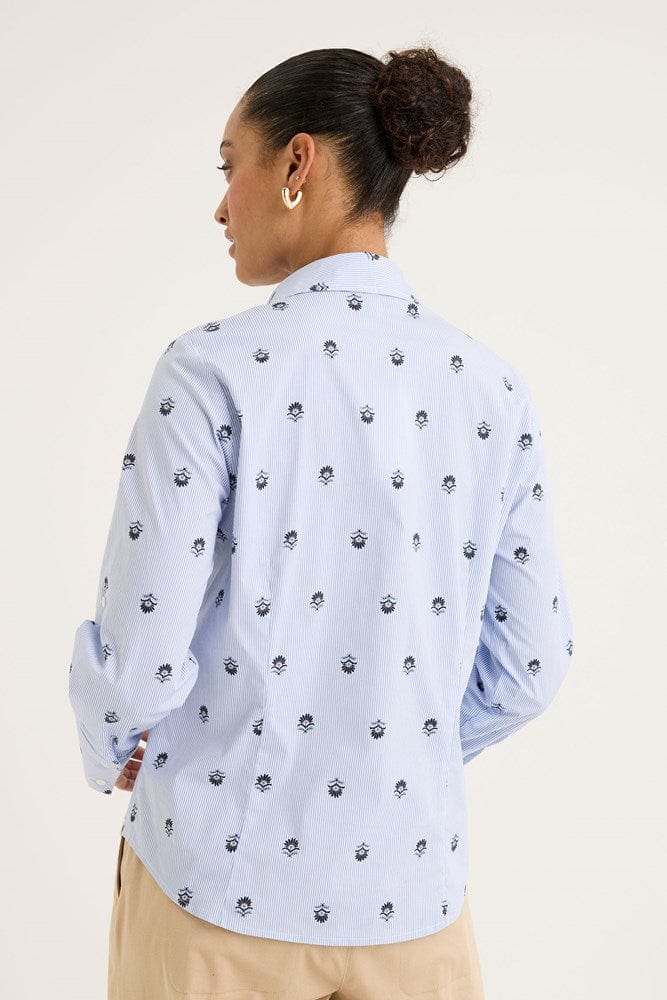 Load image into Gallery viewer, Yarra Trail Womens Lapis Shirt
