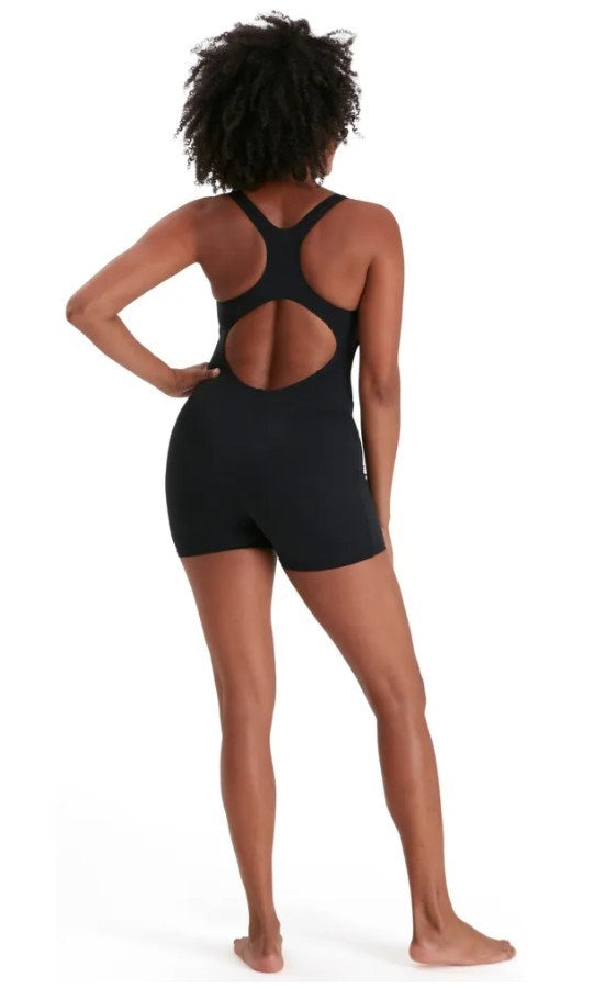 Load image into Gallery viewer, Speedo Womens Endurance+ Legsuit - Black
