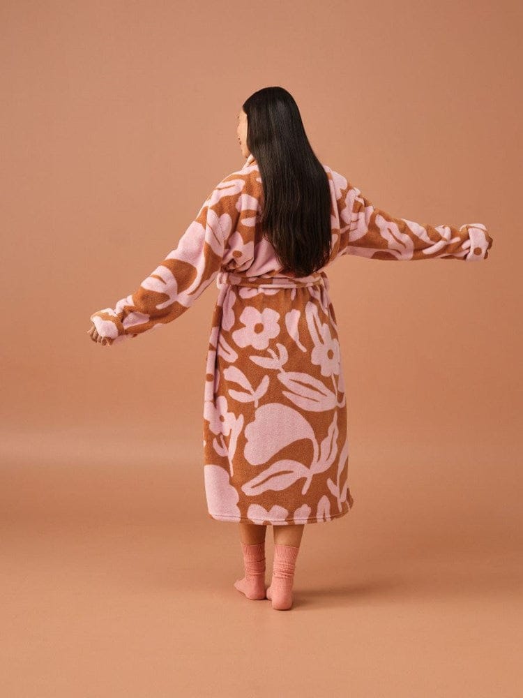 Load image into Gallery viewer, Linen House Plush Francesca Robe - Ginger
