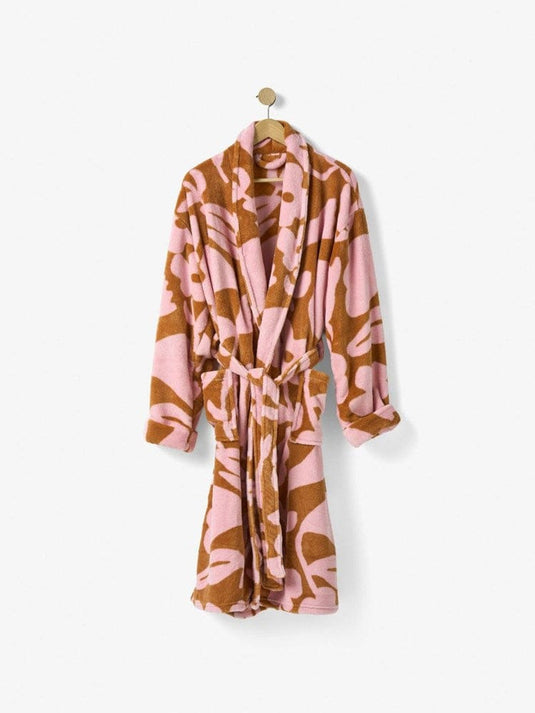 Linen House Plush Francesca Robe - Ginger